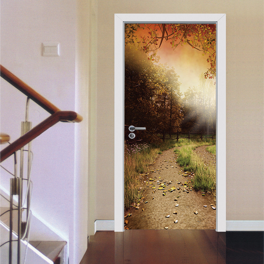 3D Wall Sticker Bathroom Decal Art Decor Vinyl Removable Mural Poster Scene Window Door