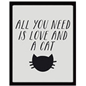 Cat Quotes Canvas Printings Black and White Animals Posters Prints Nordic Wall Art Pictures for Living Room Home Decor No frame